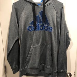 Grey adidas hoodie